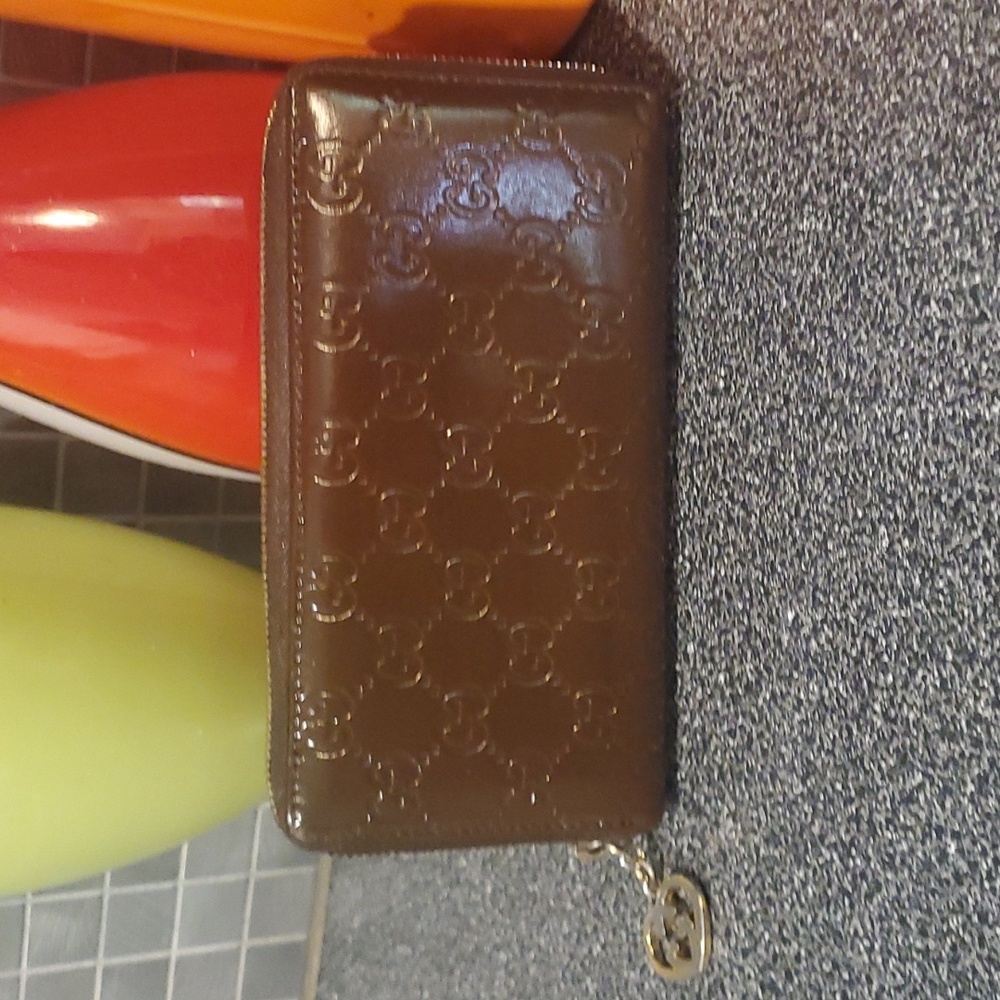 Gucci Guccisma Monogram Zippy Long Wallet - Picture 2 of 8